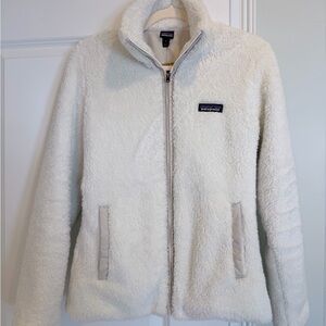 Patagonia Women's Off-White Teddy Jacket